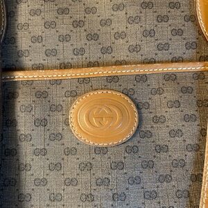 vintage Gucci Micro GG patterned tote bag